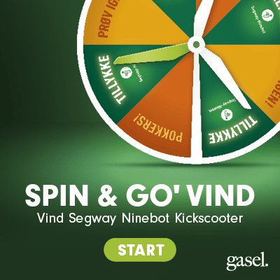Spin og vind en Segway Ninebot Kickscooter 6490 kroner